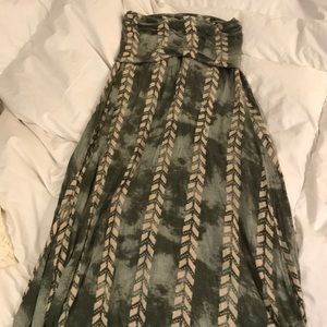 Billabong Olive Maxi Skirt Small